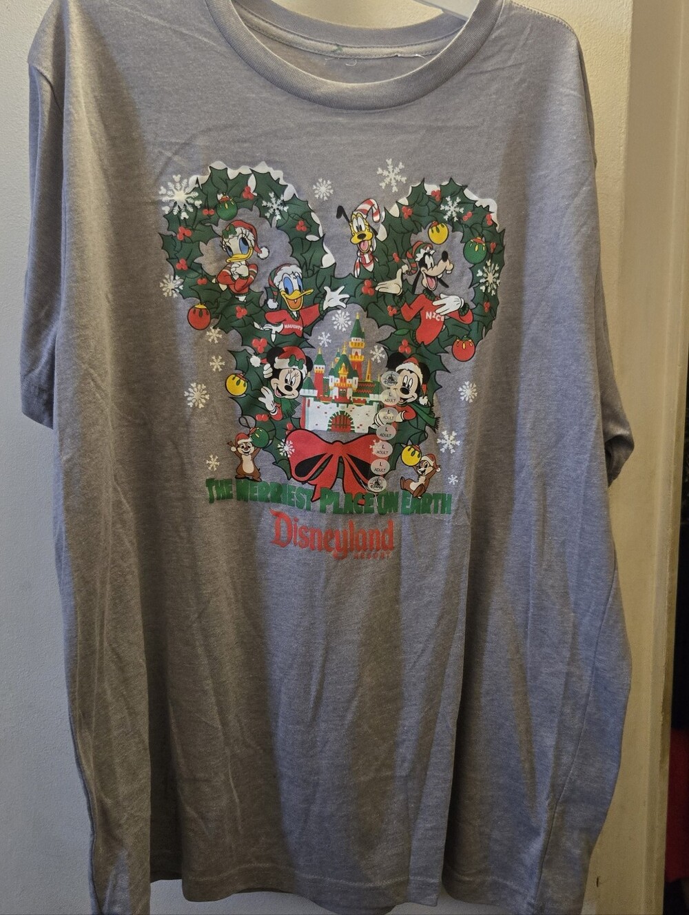 Disney Gray Logo Crewneck Shirt